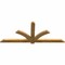 Ekena Millwork Redmond Rough Sawn Timber Gable Bracket, Western Red Cedar, 72"W x 30"H x 2"D x 4"F, 10/12 Pitch GBW072X30X0204RED00RWR - alternate 5